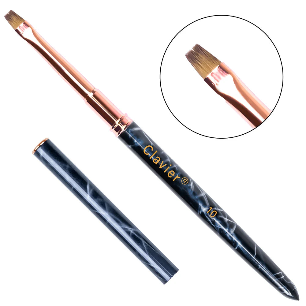 Nail Art Stripes Lines Pen DIY Painting Brush Liquid Powder Acrylic UV Gel Extension Builder Drawing Pen Manicure Tools