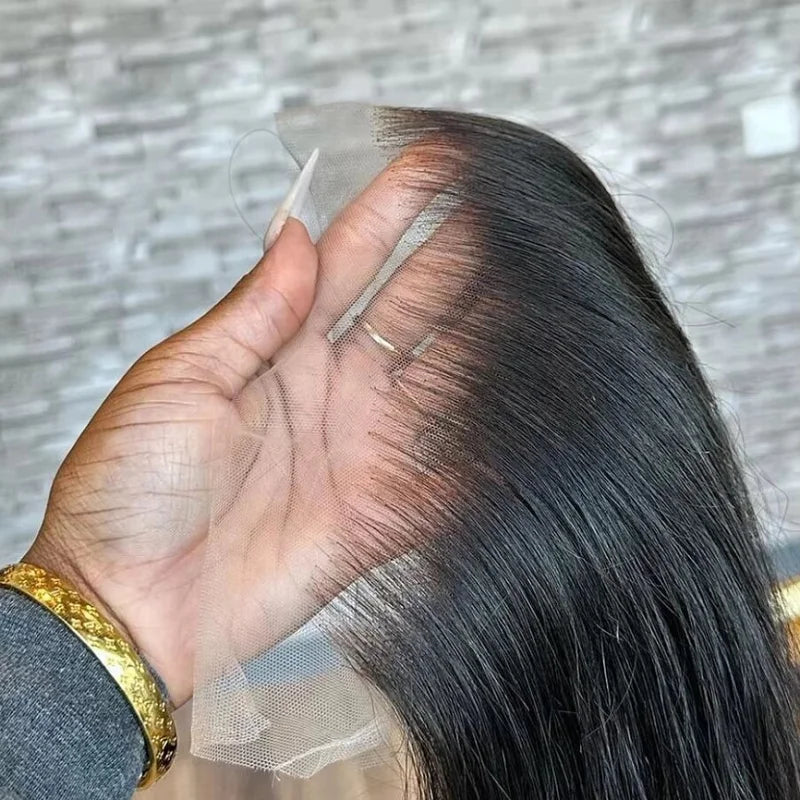 13x4 Lace Frontal Straight Hair - Pre-Plucked Brazilian Lace Closure