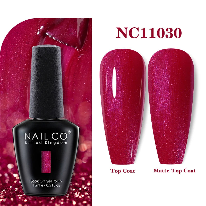 NAILCO 283Colors Gel Nail Polish Top Base Vernis Semi Permanent UV Gel Varnish Nails Art Varnish Hybrid Manicure
