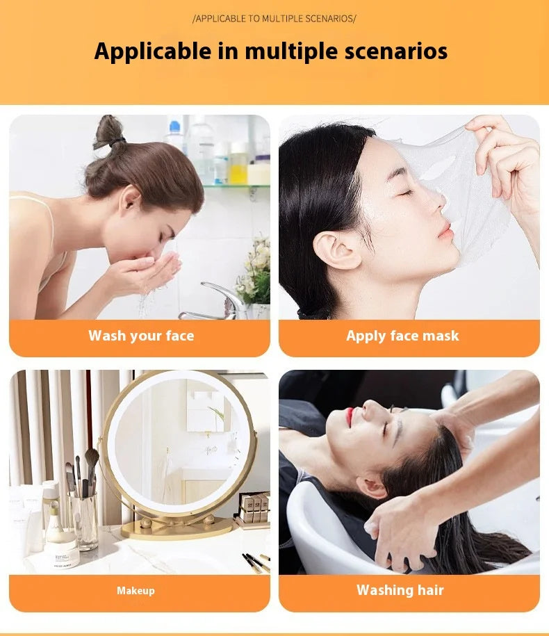 3 Piece Luxury Fiber Spa Headband and Wristband Set - Soft and Comfortable - Face Wash, Makeup Women's Hair Accessories Set