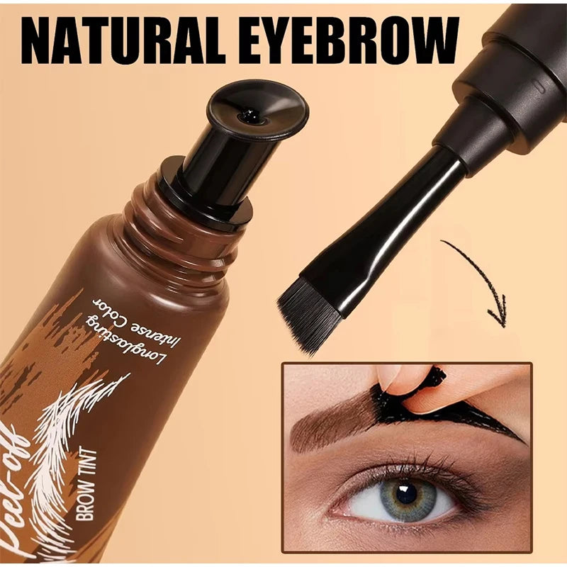 Eyebrow Dye 5-color Peel-off Waterproof  Long-lasting Dye Natural And Easy To Color Beginner-friendly Quick-drying Eyebrow Dye