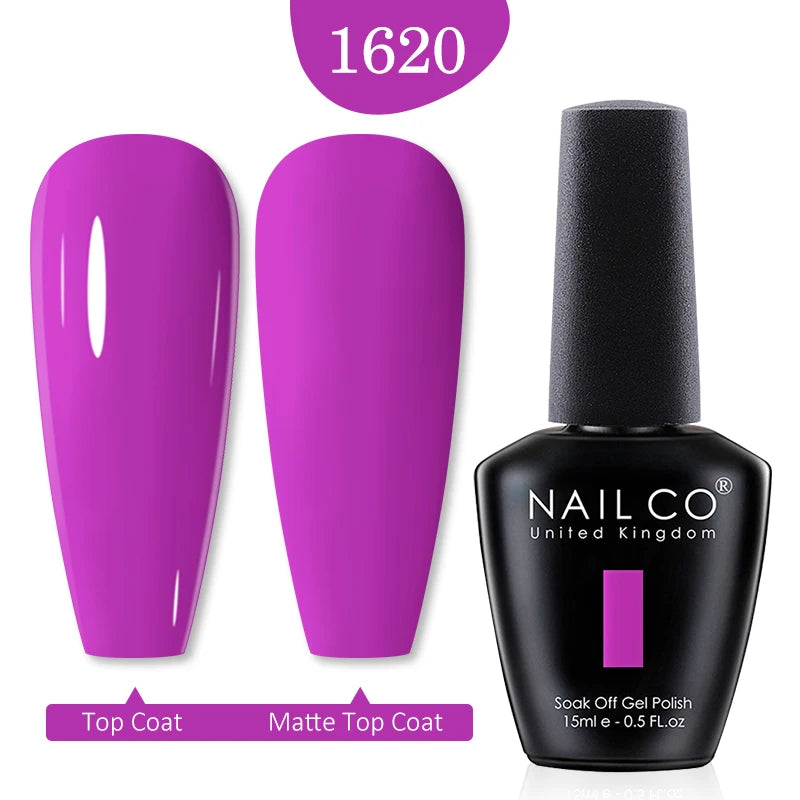 NAILCO Red Colors Series 15ML Nail Gel Polish Nail Supplies Semi Permanent For Nail  Art Manicure Soak Off LED UV Hybrid Varnish