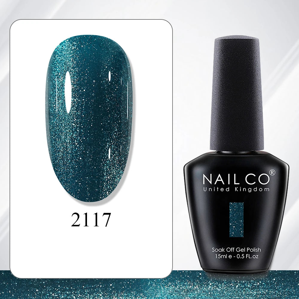 NAILCO 15ml Gel Polish Hema TPO Free Nail Art Semi Permanent UV Varnish Gel Manicure Top Coat Hybrid Gel Glue Nails Supply Ongle