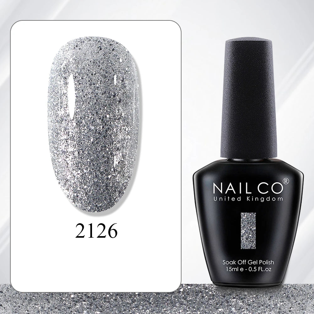 NAILCO 15ml Gel Polish Hema TPO Free Nail Art Semi Permanent UV Varnish Gel Manicure Top Coat Hybrid Gel Glue Nails Supply Ongle