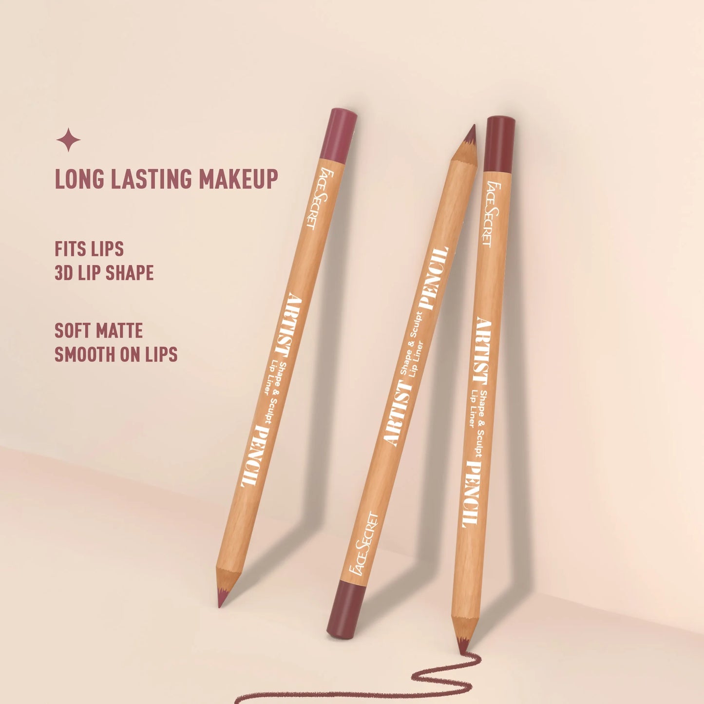 Thanks Giving Day Gift:6Pcs Lipliner Set,Nude/Pink/ Coffee Tones,Waterproof, Longlasting,Silk,Easy To Color,Women Makeup Combo,