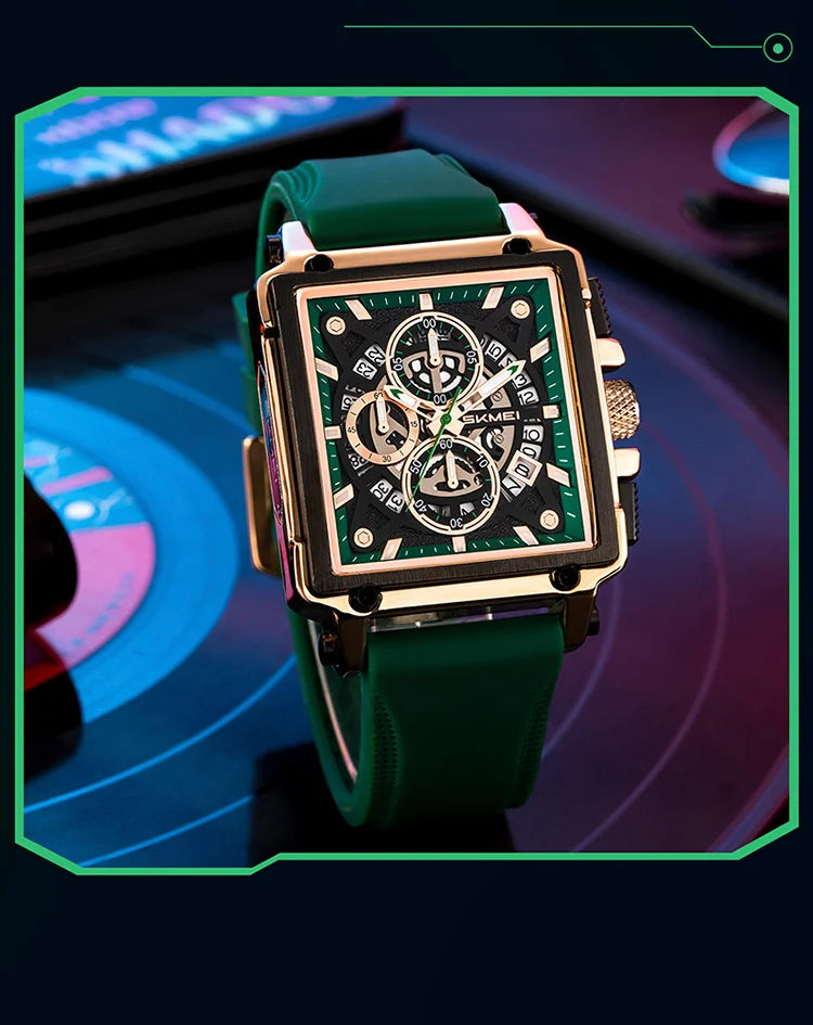 SKMEI Luxury Fashion Design Waterproof Time Clock Watches Male Fashion Cool Movement Quartz Watch For Men Women Date Wristwatch