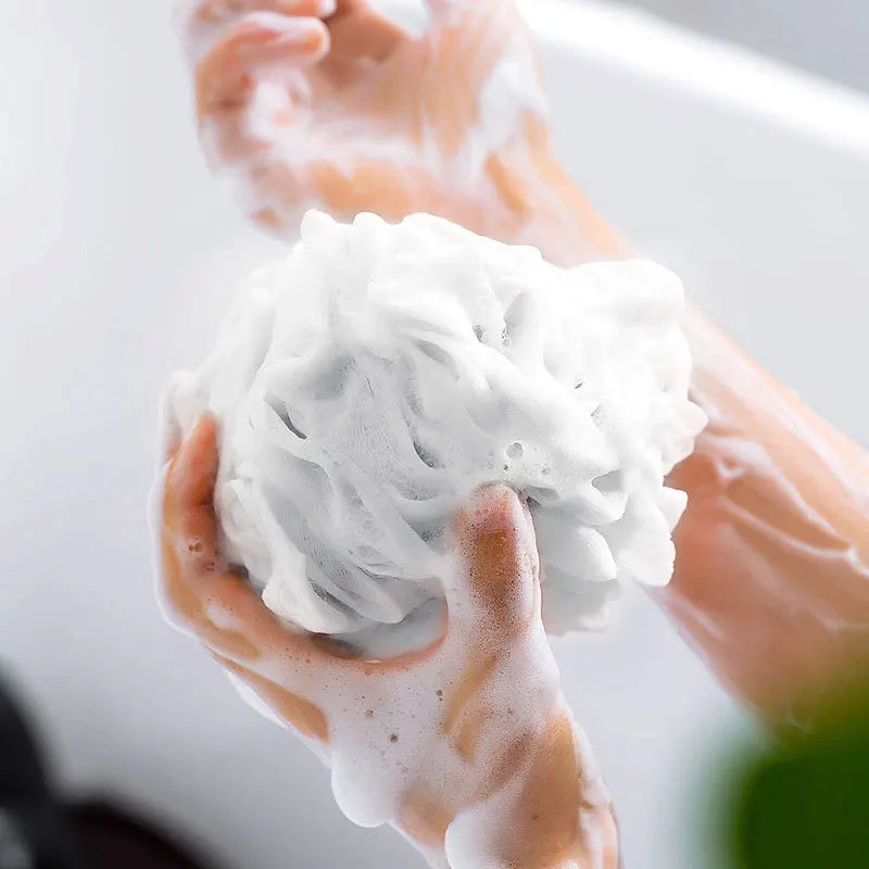 Shower Scrubber Mesh Sponge Body Care Loofah Body Exfoliating Brush Soft Cleaner Skin Scrub Back Brush Bathroom Supplies