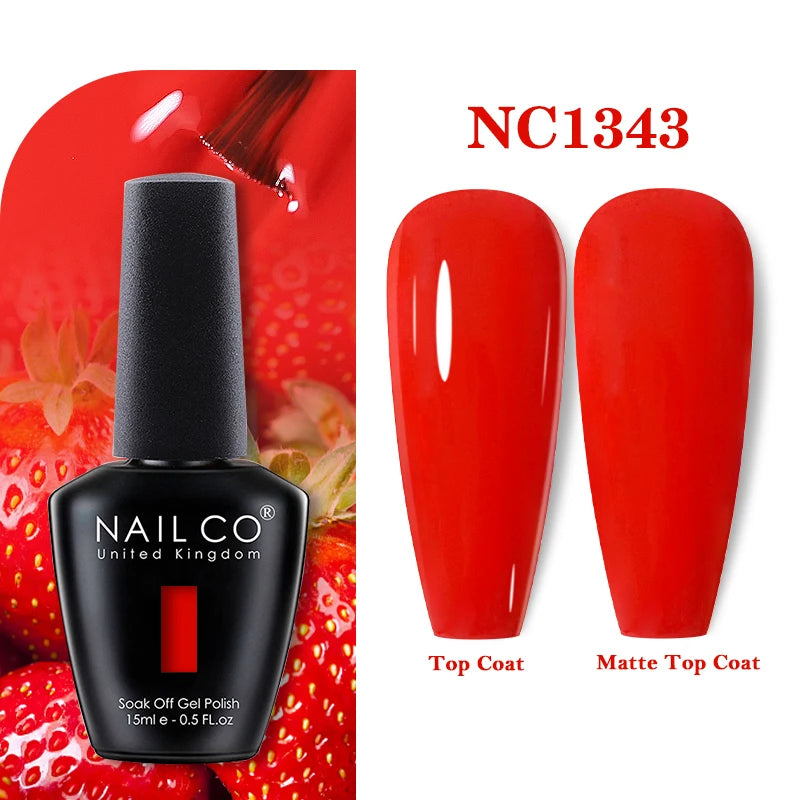 NAILCO 283Colors Gel Nail Polish Top Base Vernis Semi Permanent UV Gel Varnish Nails Art Varnish Hybrid Manicure