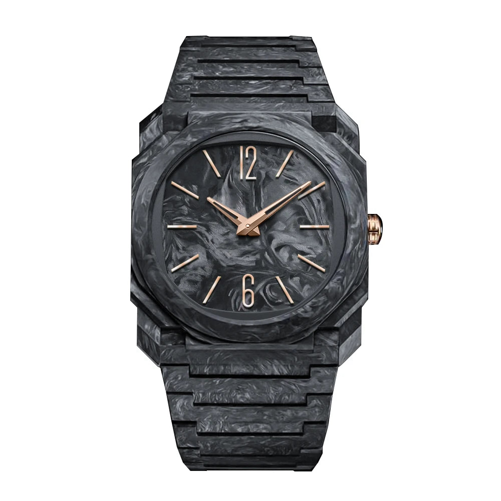 New Trend Ultra-thin Plastic Men's Quartz Watch Large Dial Men's Business Watch Waterproof High-quality Brand Watch