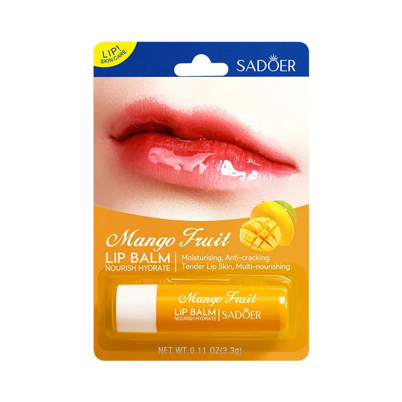 SADOER Cleansing Hydrating Anti-Crack Lip Balm Improves Line Makes Lips Soft, Moisturizing, Smoothing, Nutrition Lip Balm