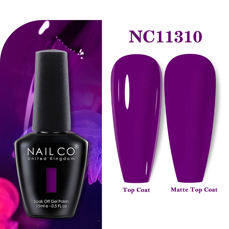 NAILCO 15ml Gel Polish Nail Art Vernis Semi Permanent UV Gel Polish For Manicure Design Hybrid Varnish Summer Nails Products