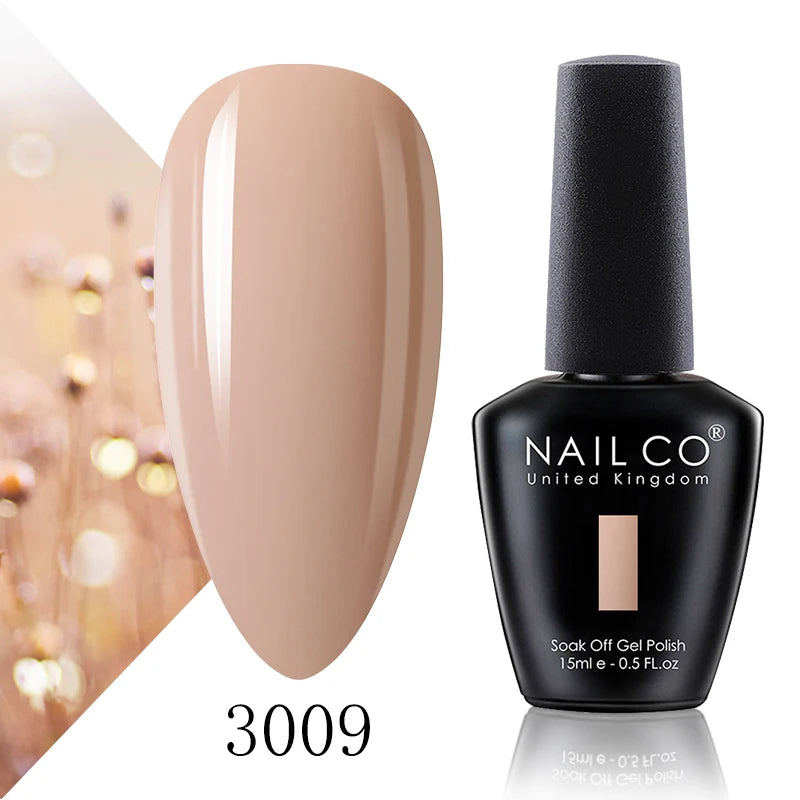 NAILCO 15ml Blue Gel Polish UV Gel Polish Varnish Hybrid DIY Nails For DIY Manicure Semi Permanent Soak Off LED Gel Nail Polish