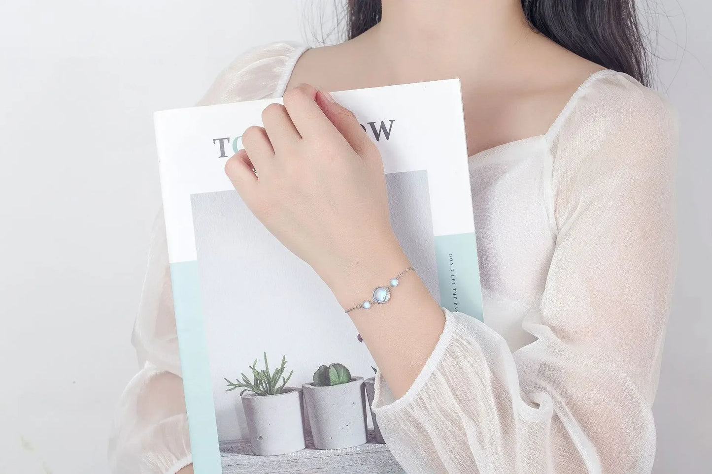 925 Sterling Silver Jewelry Sets Round Antler Crystal Earrings Bracelets Necklace Elegant Christmas For Women