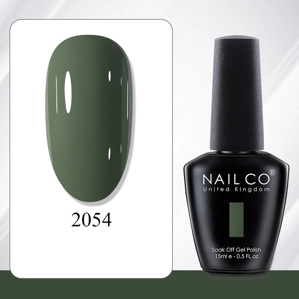 NAILCO 15ml Gel Polish Hema TPO Free Nail Art Semi Permanent UV Varnish Gel Manicure Top Coat Hybrid Gel Glue Nails Supply Ongle