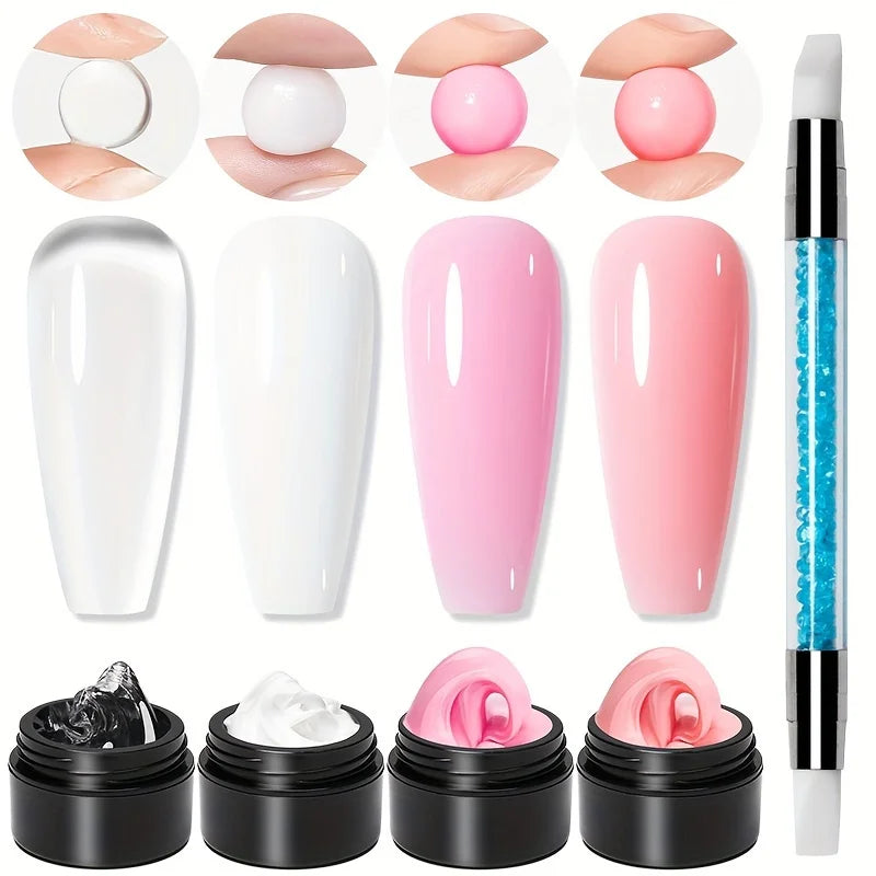 AWStorG 7.5ml Ocean Ripple Cat Eye Gel Kit Shiny Blue Green Glitter Cat Magnetic Gel Nail Polish Soak Off UV Nail Art Varnish