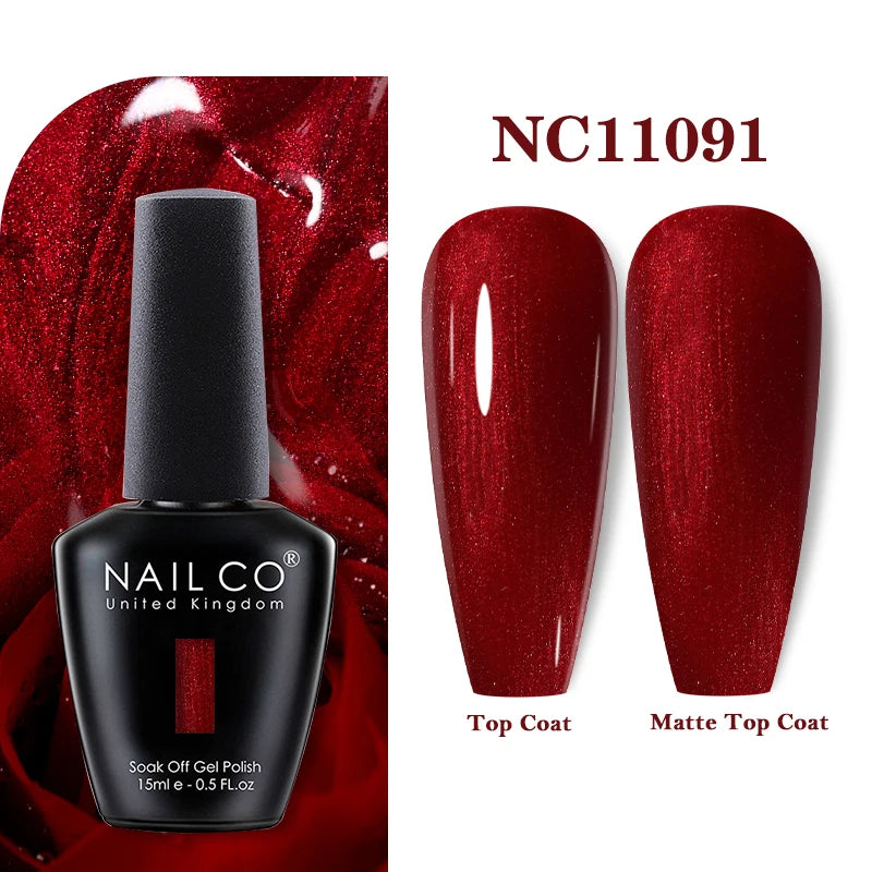 NAILCO 283Colors Gel Nail Polish Top Base Vernis Semi Permanent UV Gel Varnish Nails Art Varnish Hybrid Manicure
