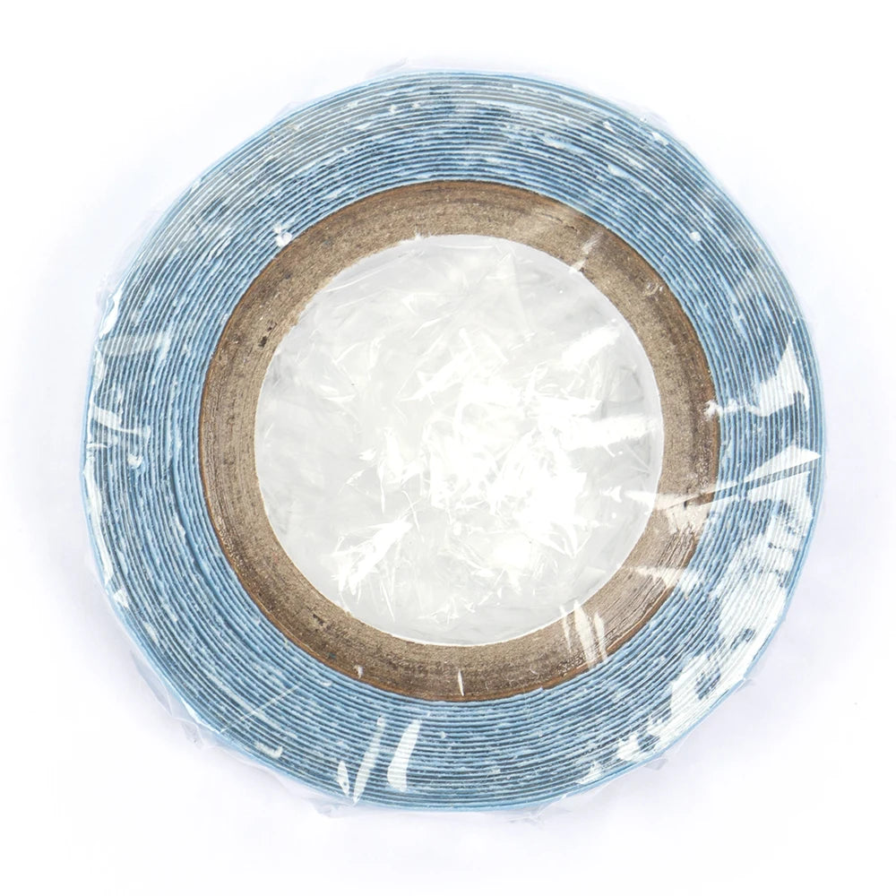 0.8/1CM*3 Yards Super Hair Blue Tape Double-Sided Adhesive Tape Hair System Tape for Hair Extension/Lace Wig/Men Toupee
