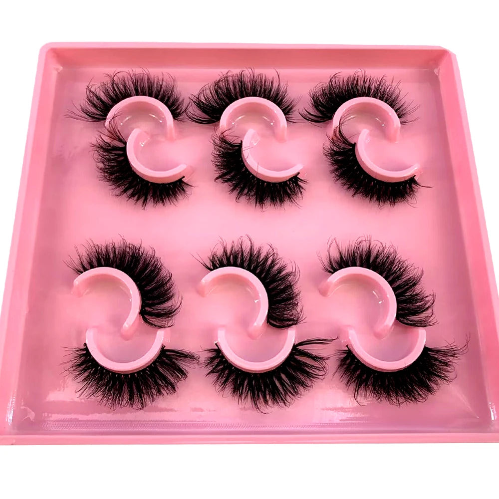 Cat Eye Lashes Realistic Messy Mink Eyelashes Natural long Full Strip Lashes Winged End Eye Elongated Fake Lashes Soft Eyelashes