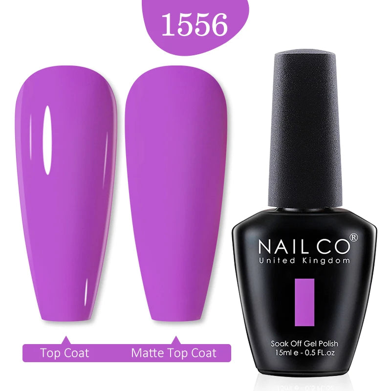 NAILCO Red Colors Series 15ML Nail Gel Polish Nail Supplies Semi Permanent For Nail  Art Manicure Soak Off LED UV Hybrid Varnish
