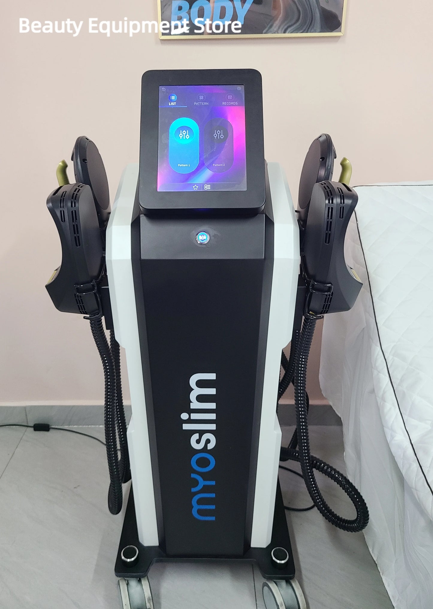 EMS Weight Loss Stimulating Muscle Slimming Fat Removal Muscle Fitness Sculpting MYOslim Machine 4 Handles Beauty Salon