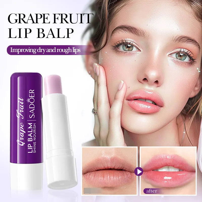 SADOER Cleansing Hydrating Anti-Crack Lip Balm Improves Line Makes Lips Soft, Moisturizing, Smoothing, Nutrition Lip Balm