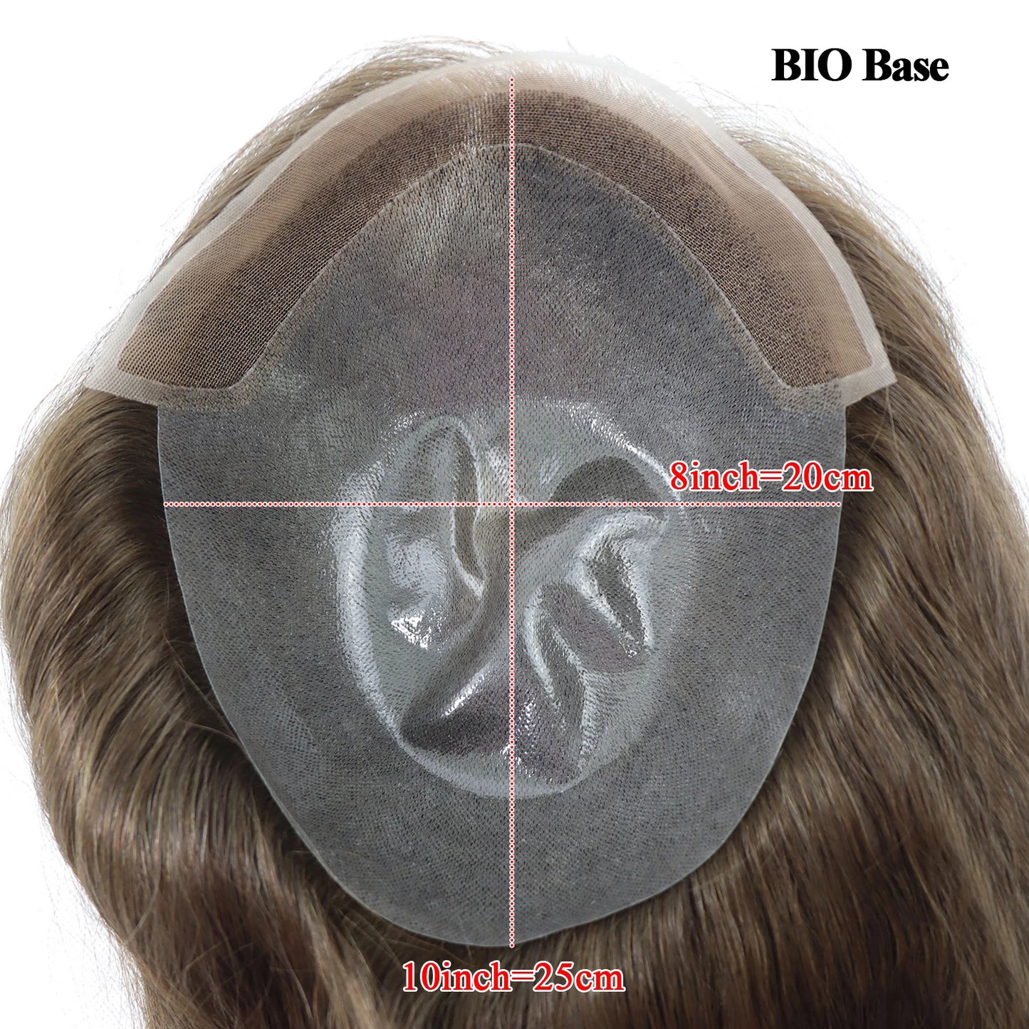 BIO /Full Skin PU Human Hair Men Toupee Blonde Colored 13" Long Straight Human Hair Wigs For Men Replacement Systems Hair Piece