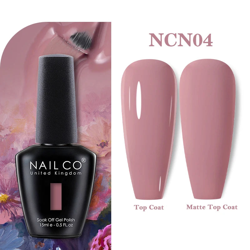 NAILCO 283Colors Gel Nail Polish Top Base Vernis Semi Permanent UV Gel Varnish Nails Art Varnish Hybrid Manicure