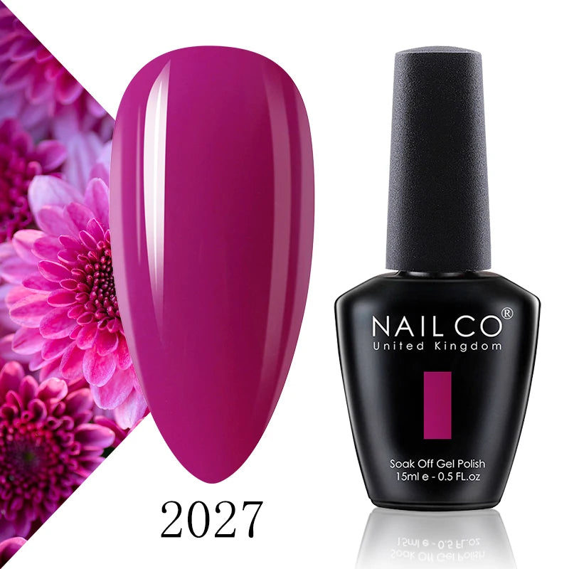 NAILCO 15ml Blue Gel Polish UV Gel Polish Varnish Hybrid DIY Nails For DIY Manicure Semi Permanent Soak Off LED Gel Nail Polish