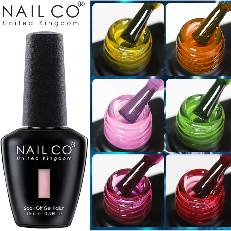 NAILCO 15ml Gel Polish Nail Art Vernis Semi Permanent UV Gel Polish For Manicure Design Hybrid Varnish Summer Nails Products