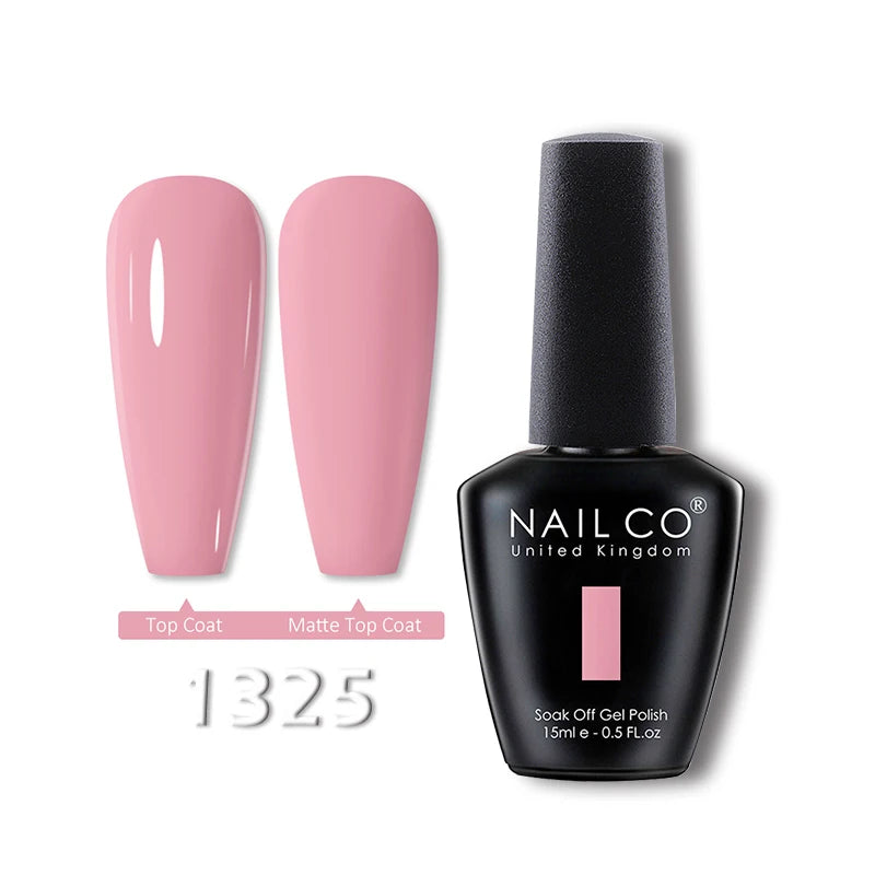 NAILCO 15ml Translucent Gel Nail Polish Semi-permanent Enamels Varnish For UV Nails Art Hybrid LED Nail Gel Transparent Manicure
