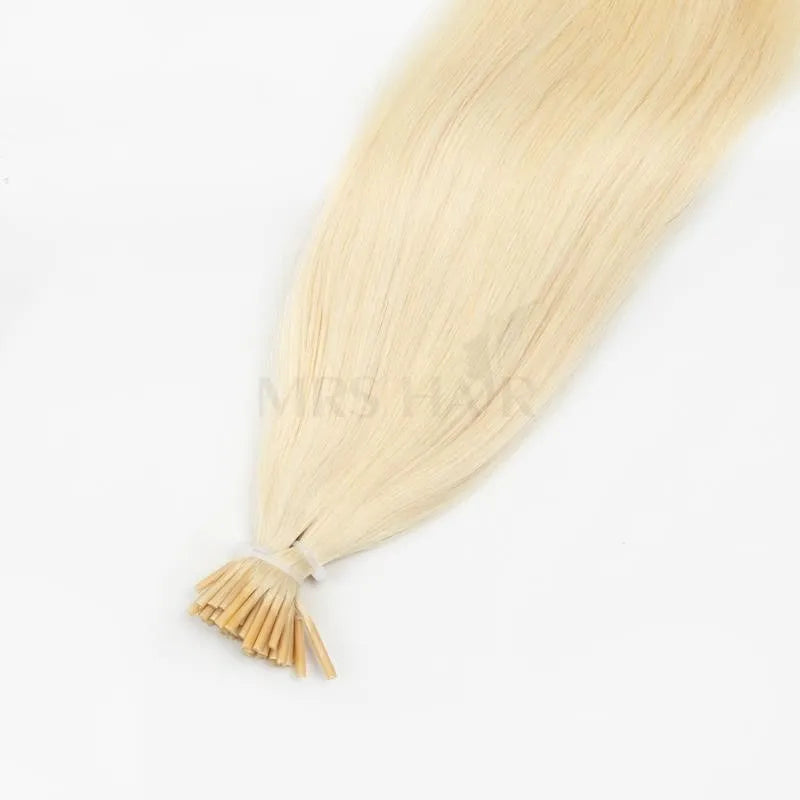 I Tip Keratin Hair Extensions Real Human Hair Pre Bonded Micro Beads Hair Capsules Micro link Capsules Hair 14-22" 30g/1pack