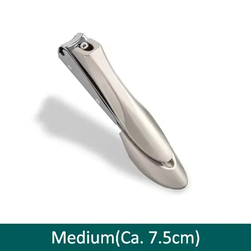 Nail Clippers Stainless Steel Anti Splash Fingernail Cutter Manicure Tools Bionics Design Nail Trimmer Pedicure Scissor