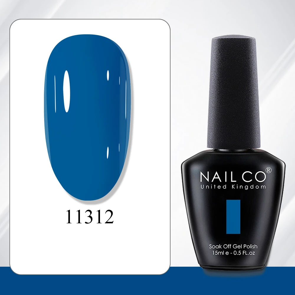 NAILCO 15ml Gel Polish Hema TPO Free Nail Art Semi Permanent UV Varnish Gel Manicure Top Coat Hybrid Gel Glue Nails Supply Ongle