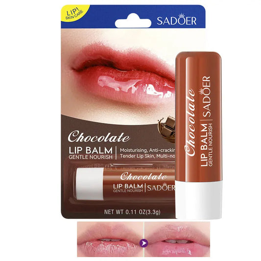 SADOER Cleansing Hydrating Anti-Crack Lip Balm Improves Line Makes Lips Soft, Moisturizing, Smoothing, Nutrition Lip Balm