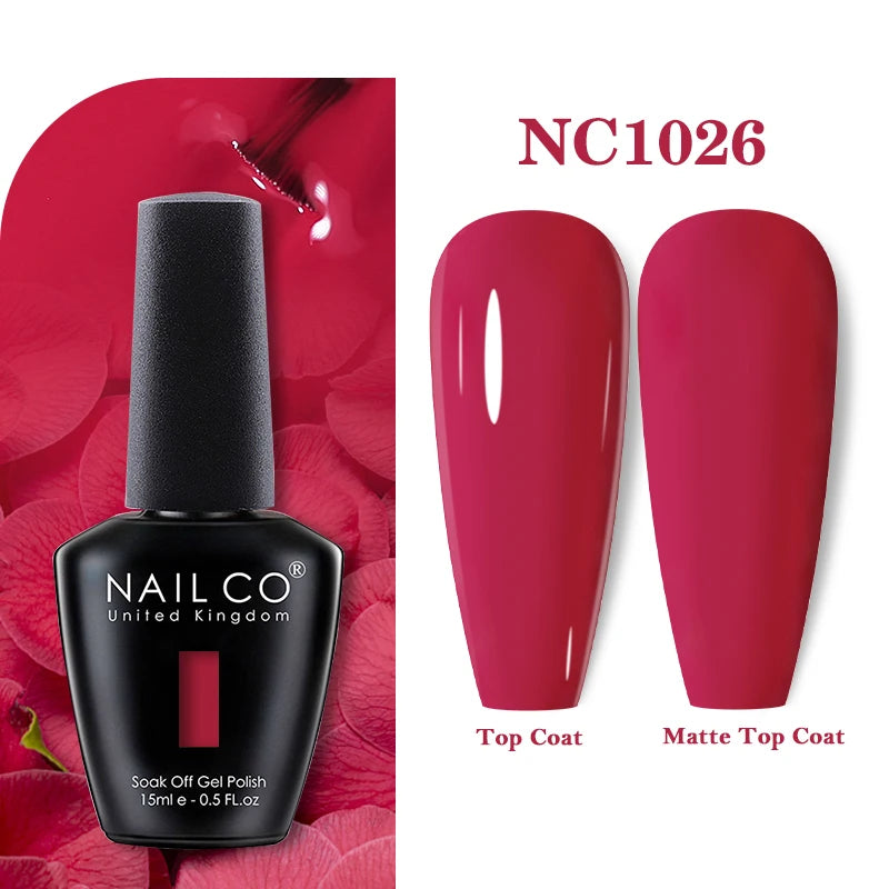 NAILCO 15ml Gel Polish Nail Art Vernis Semi Permanent UV Gel Polish For Manicure Design Hybrid Varnish Summer Nails Products
