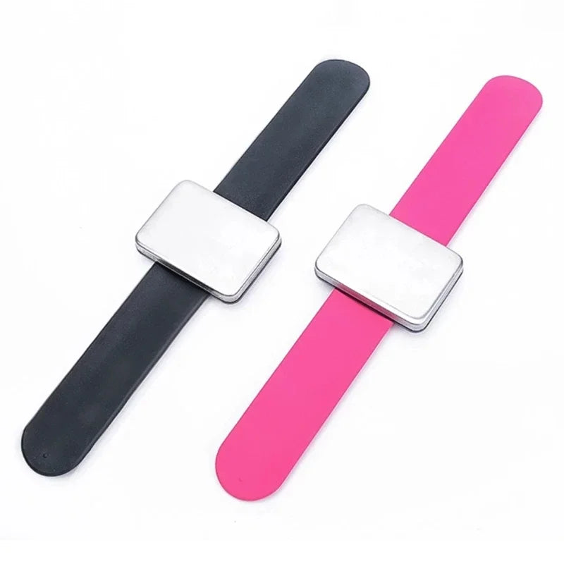 Magnetic Wristband Professional Salon Hair Accessories Hair Styling Tools，Special for Real Hair Wigs