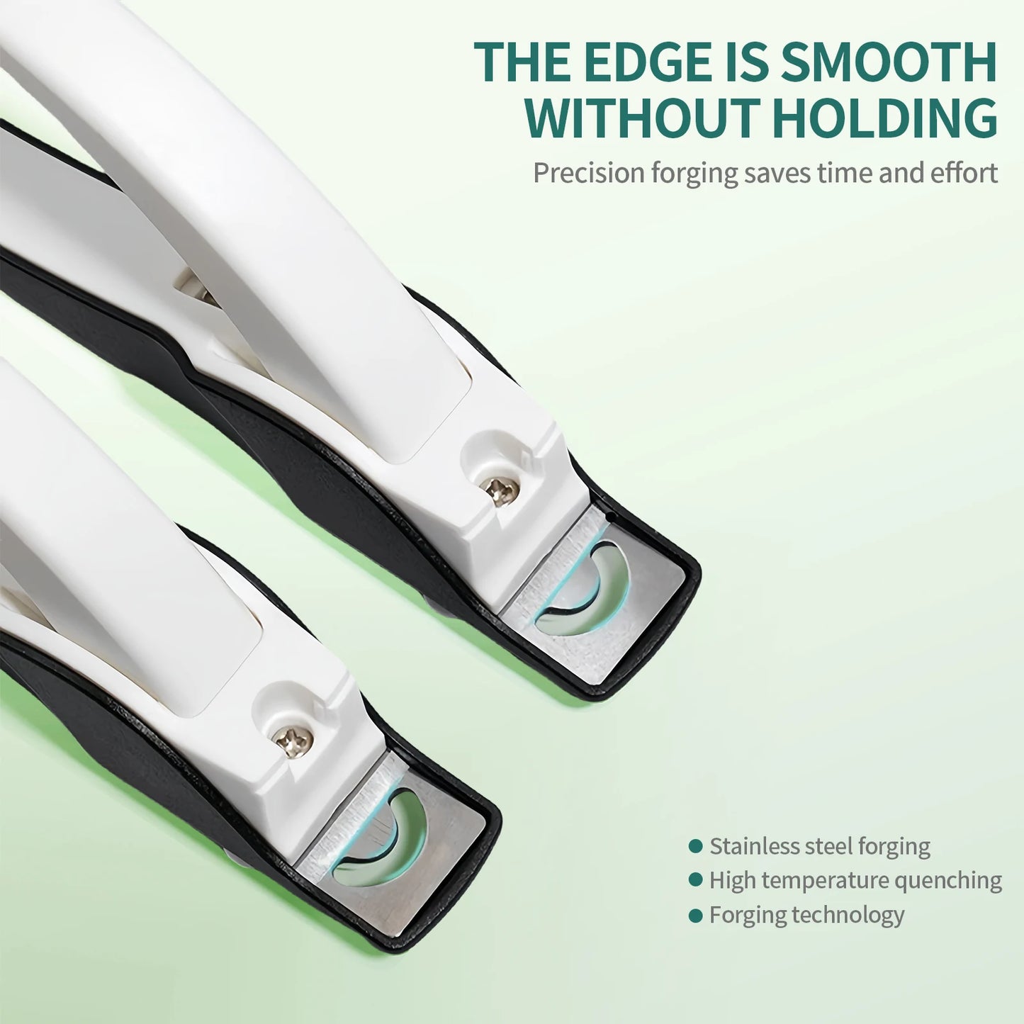 Nailpop Nail Clippers for Acrylic Nails Cutter False Nail Tips Clipper Stainless Steel Blade Manicure for Salon Home Nail Art