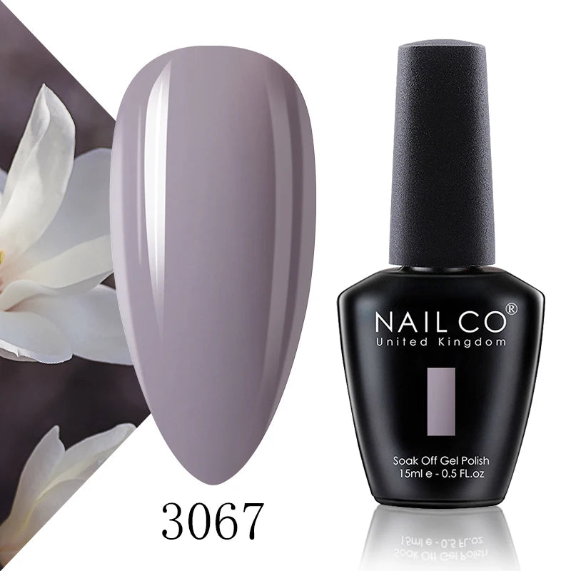 NAILCO 15ml Blue Gel Polish UV Gel Polish Varnish Hybrid DIY Nails For DIY Manicure Semi Permanent Soak Off LED Gel Nail Polish