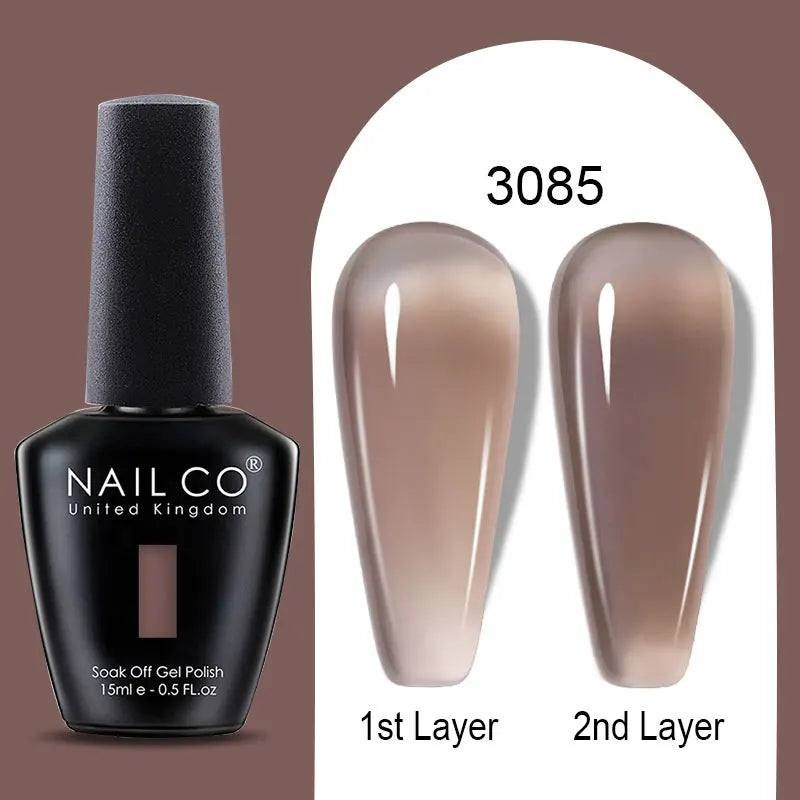 NAILCO 15ml Gel Polish Nail Art Vernis Semi Permanent UV Gel Polish For Manicure Design Hybrid Varnish Summer Nails Products