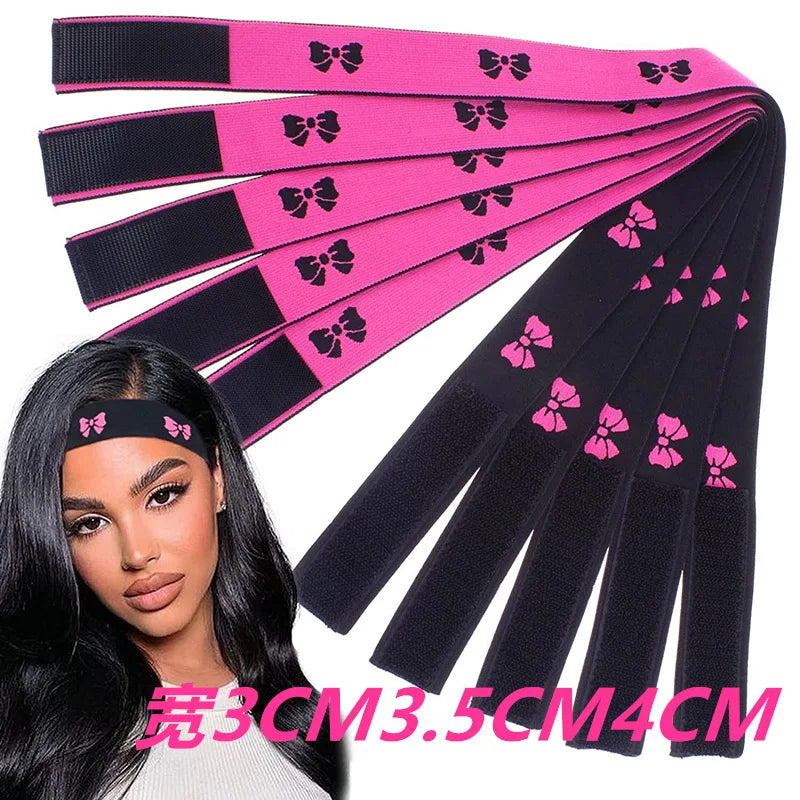 1/10 PCS Elastic Band for Wig Edges Wrap Wig Band Lace Melting Band to Lay Edges Baby Hair Edge Adjustable Wig Melt Bands