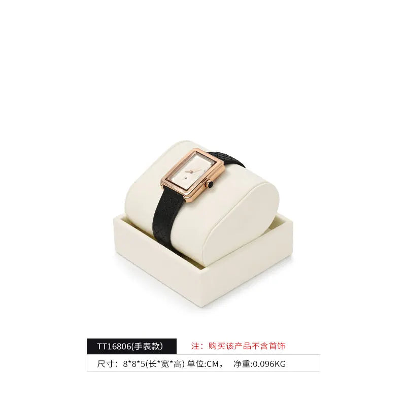 Oirlv Fashion Microfiber Jewelry Display Organizer Props Ring Pendant Necklace Holder Jewelry Rack Display Stand Sets Showcase