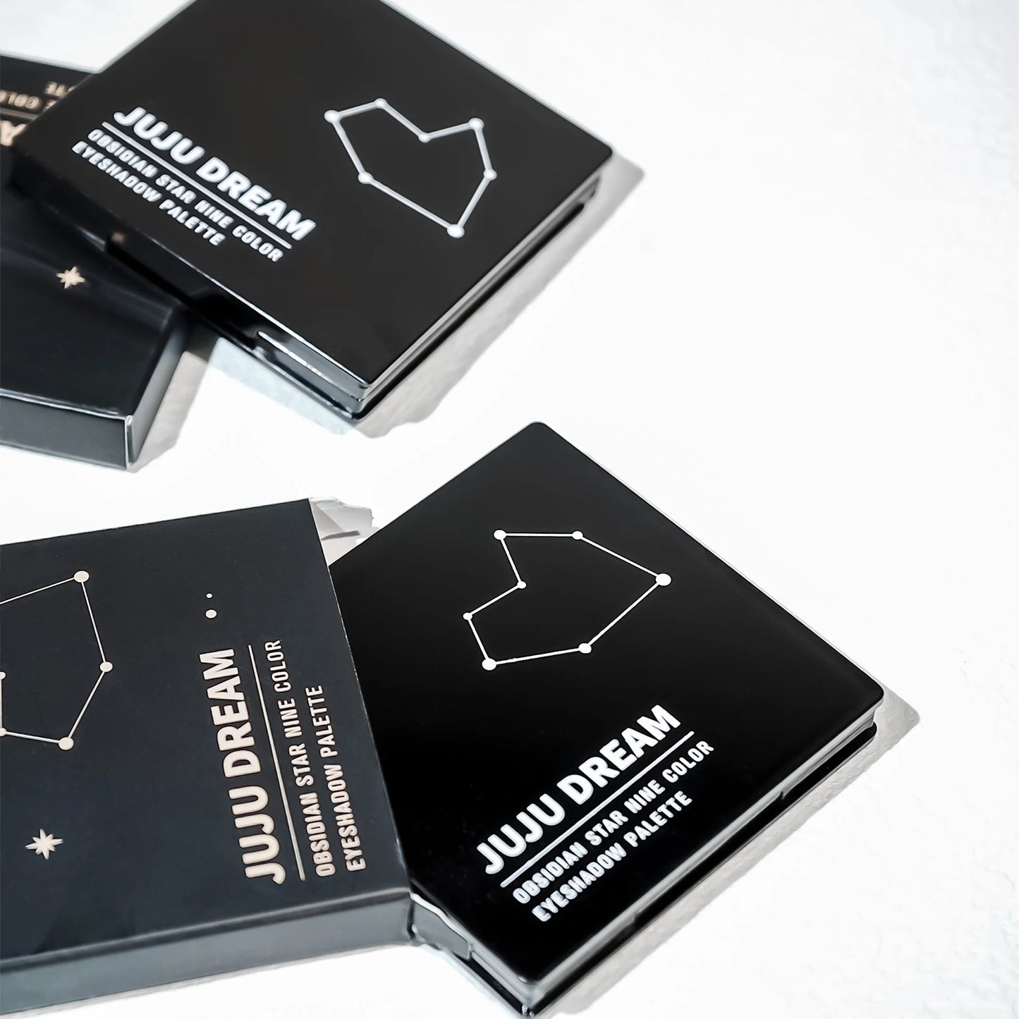 Nine-color eyeshadow palette, gray-pink smoky makeup, matte pearlescent silkworm brightening makeup