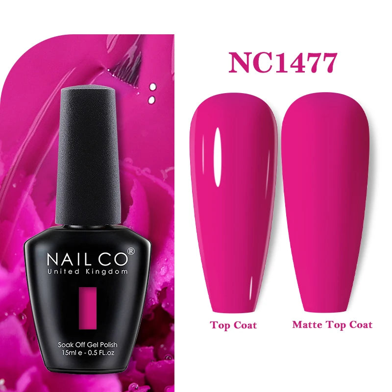 NAILCO 15ml Gel Polish Nail Art Vernis Semi Permanent UV Gel Polish For Manicure Design Hybrid Varnish Summer Nails Products