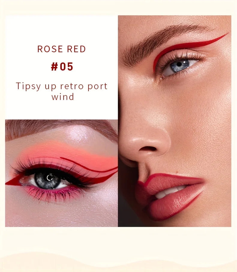 Matte Liquid Eyeliner, Matte Finish, Silky Smooth and Quick-Drying, Long-Lasting, Waterproof and Smudge-Proof,Eye Makeup