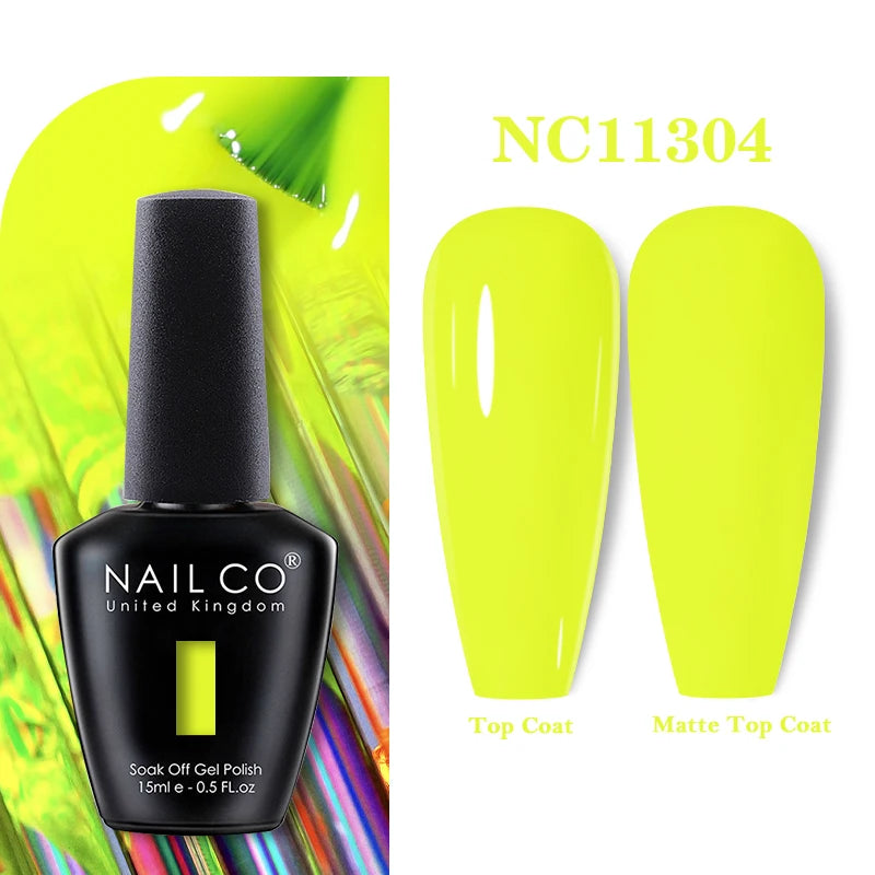 NAILCO 15ml Gel Polish Nail Art Vernis Semi Permanent UV Gel Polish For Manicure Design Hybrid Varnish Summer Nails Products