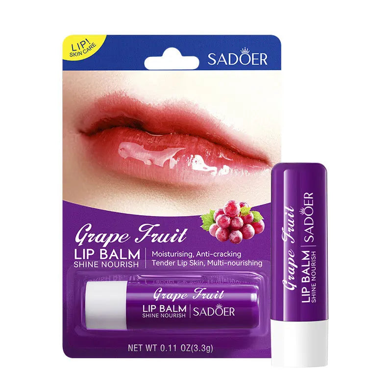 SADOER Cleansing Hydrating Anti-Crack Lip Balm Improves Line Makes Lips Soft, Moisturizing, Smoothing, Nutrition Lip Balm