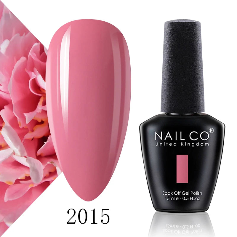 NAILCO 15ml Blue Gel Polish UV Gel Polish Varnish Hybrid DIY Nails For DIY Manicure Semi Permanent Soak Off LED Gel Nail Polish