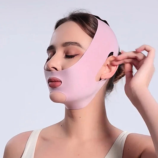 Adjustable Face Sculpting Sleep Mask Breathable Elastic V Face Slimming Bandage Skin Care Lifting Tightening Anti Wrinkle Tools