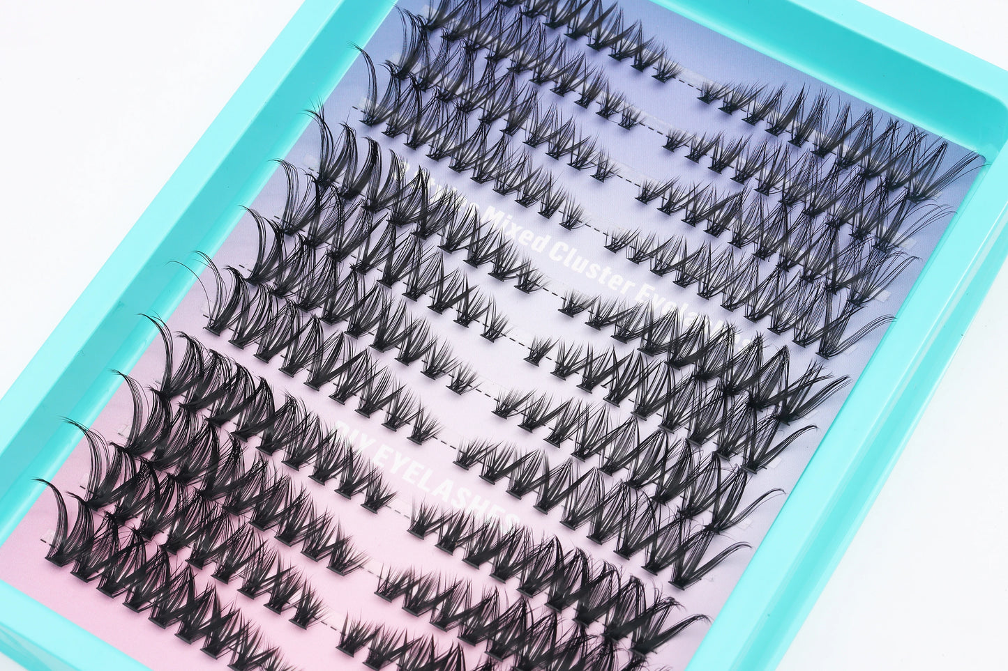 DINGSEN Eyelashes Cluster Soft Individual Lashes Eyelashes Extensions Volume DIY Eyelashes Kit Thick Cluster Eyelash Makeup