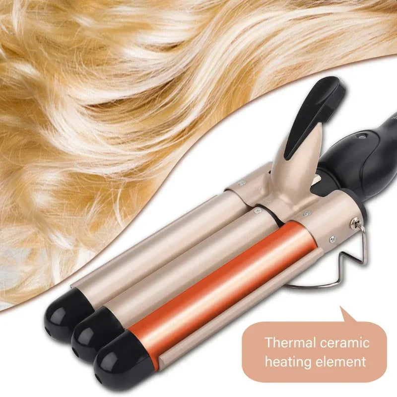 Professional Hair Curling Iron Ceramic Triple Barrel Hair Curler Irons Hair Wave Waver Styling Tools Hair Styling Appliances
